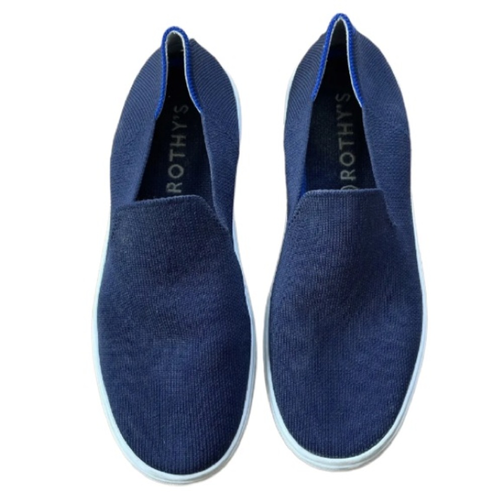 Rothy's The Sneaker Womens Size 7.5 US Navy Blue Slip On Comfort Shoes